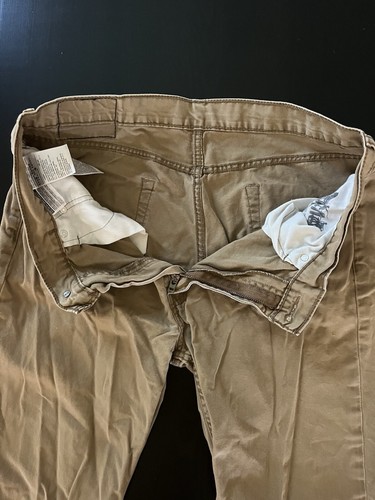 Levi’s 514 gerades Bein Herrenjeans Hose hellbraun 36 x 32 - Bild 4 von 9