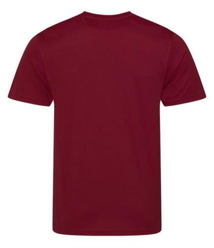 AWDis Cool T-Shirt - Men's 100% Polyester Plain Tee Top Wicking Quick Dry Light - Picture 20 of 43