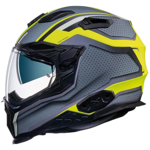 NEXX X.WST XWST 2 Motrox Titanium Yellow Touring Motorcycle Helmet  XS - 3XL - Bild 1 von 2