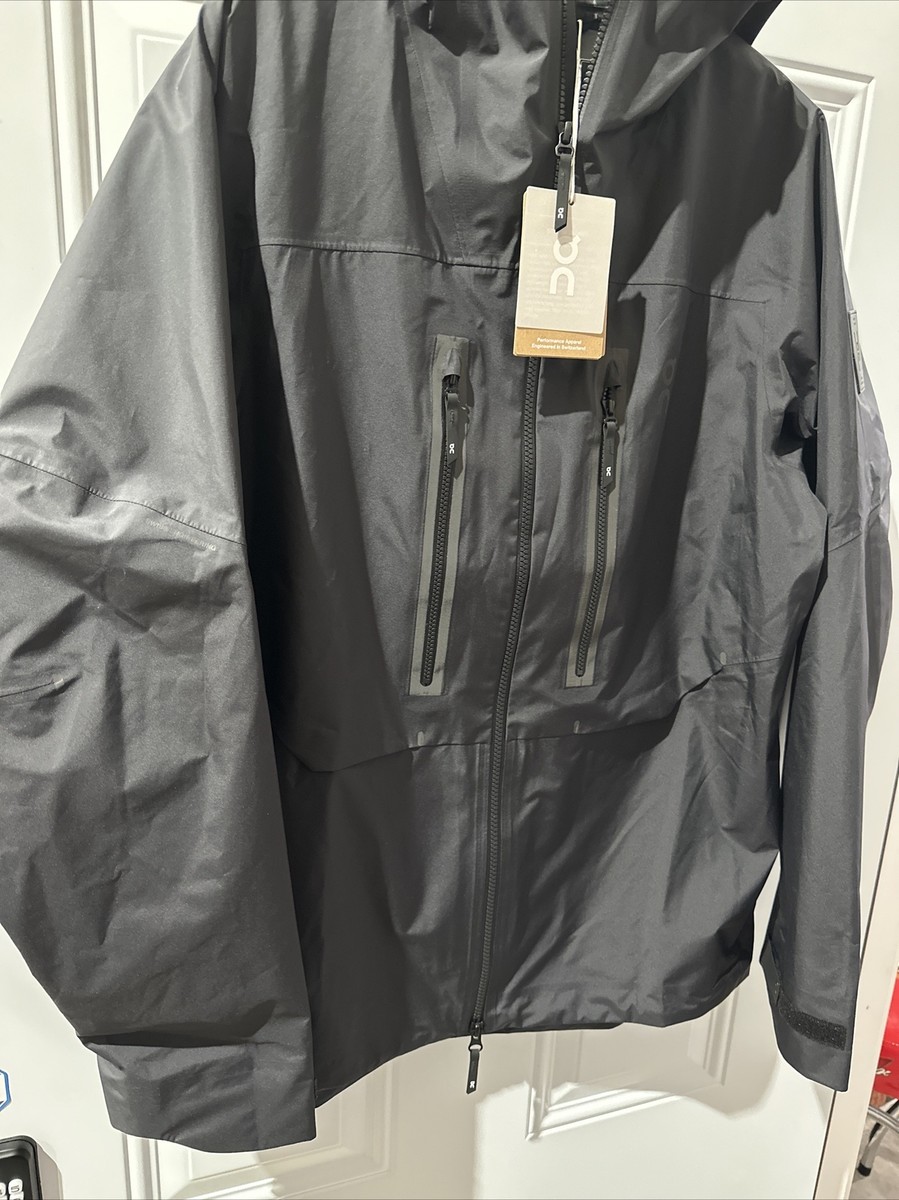 NWT Men's On Cloud Storm Jacket Black Size Large Retail $430