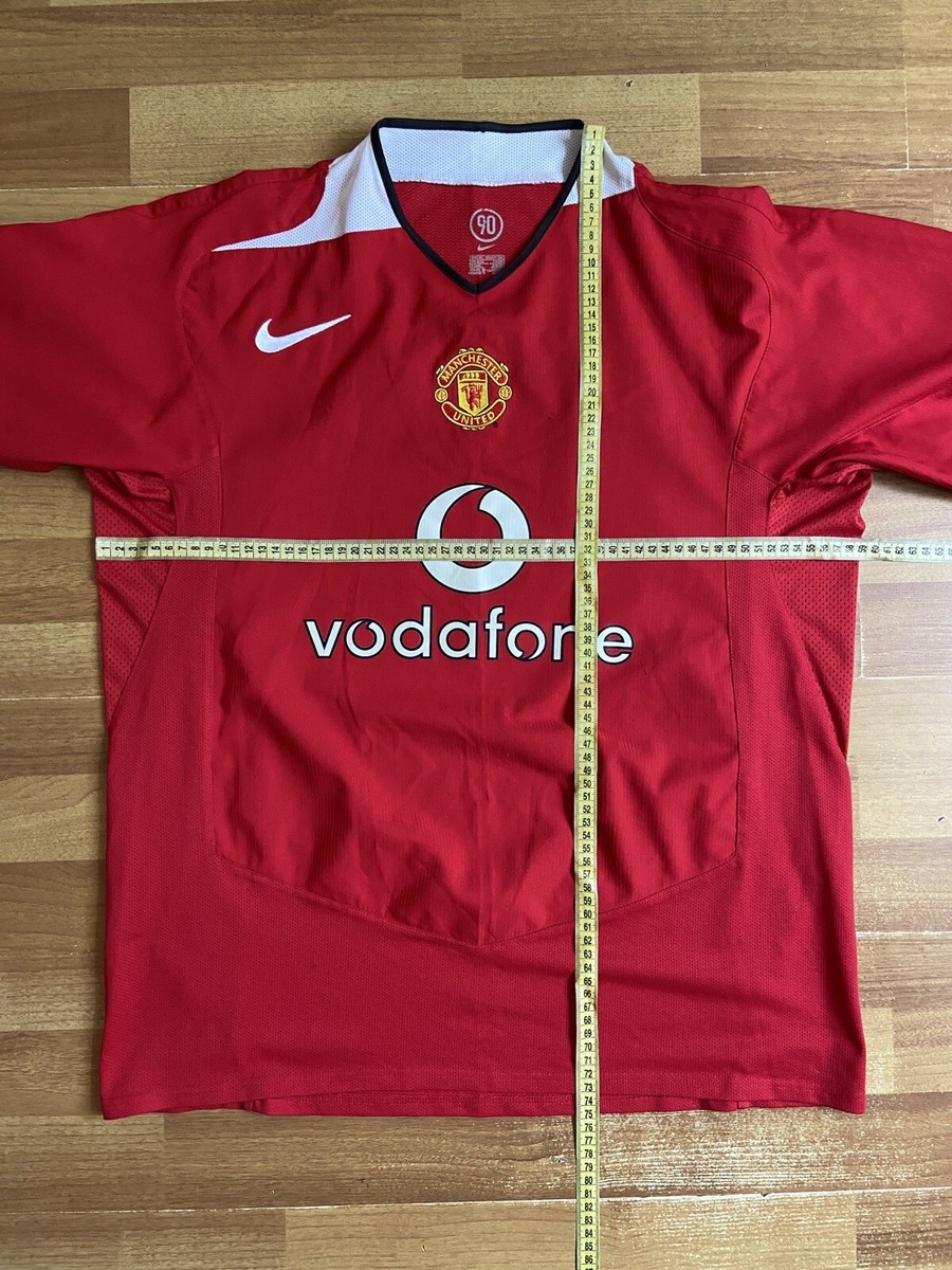 MANCHESTER UNITED 2004 2005 HOME FOOTBALL SHIRT SOCCER