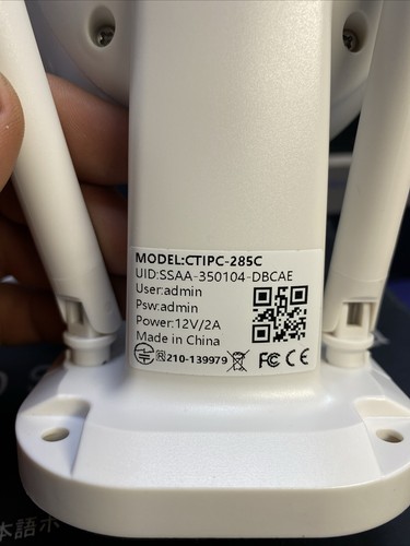 Security Camera Outdoor Ctronics IP Camera WiFi 1080P HD Wireless CTIPC-285C - Picture 18 of 24