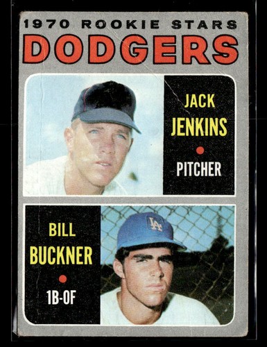 1970 Topps #286 1970 Rookie Stars (Jack Jenkins / Bill Buckner) *Low Grade* - Afbeelding 1 van 2