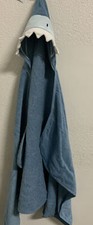 Pillowfort Shark Hooded Towel - Blue 25" x 50"
