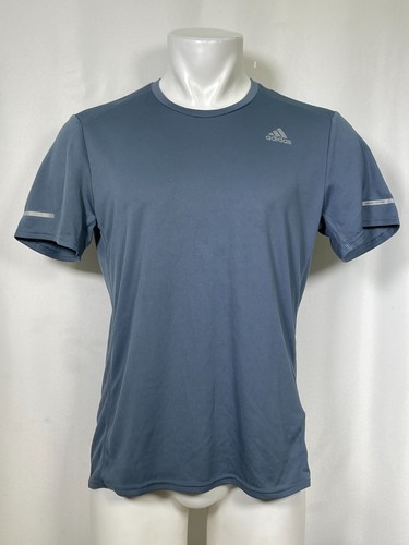Adidas Running Blue Performance T-Shirt Men's MEDIUM NWT