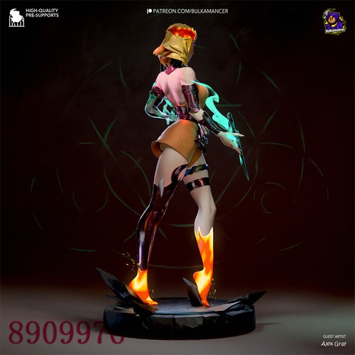 Hades Melinoe 3D Printing Figure Unpainted Model Sculpture GK Blank Kit Stock - Picture 4 of 10