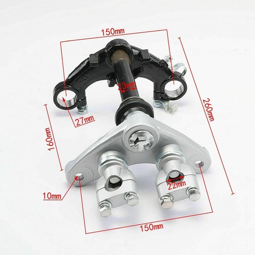 Front Forks Suspension Triple Tree For CRF XR 50 CRF50 XR50 Z50 Drum Brake - Picture 5 of 7