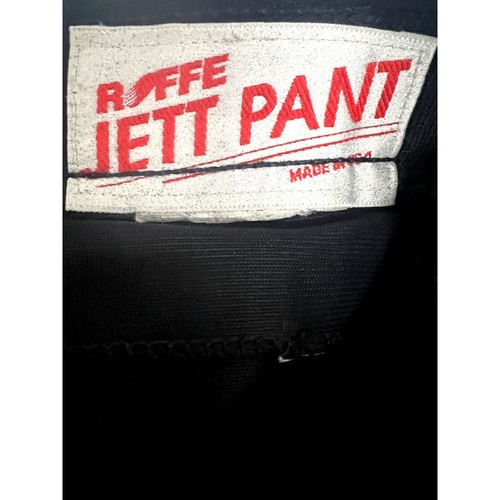 Roffe Jett Womens Vintage 80s Black Winter Ski Pants Small Stretch High Rise USA - Picture 7 of 7
