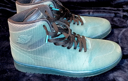 Nike Air Jordan 1 4 Retro High Tropical Teal 677690-020 Men’s Size 10.5 - Picture 3 of 7