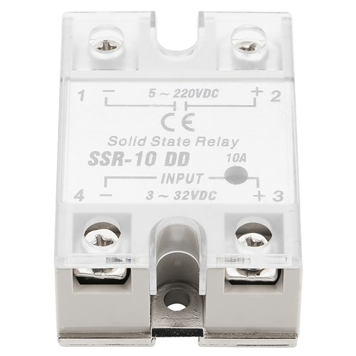 Compact SSR-10 Solid State Relay 10A 5-220VDC for Harsh Environments - Picture 11 of 20