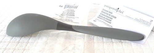 Pampered Chef ~NEW~ SILICONE SPOON - Sturdy - Won't Flop or Bend - Heat Safe - Picture 3 of 4