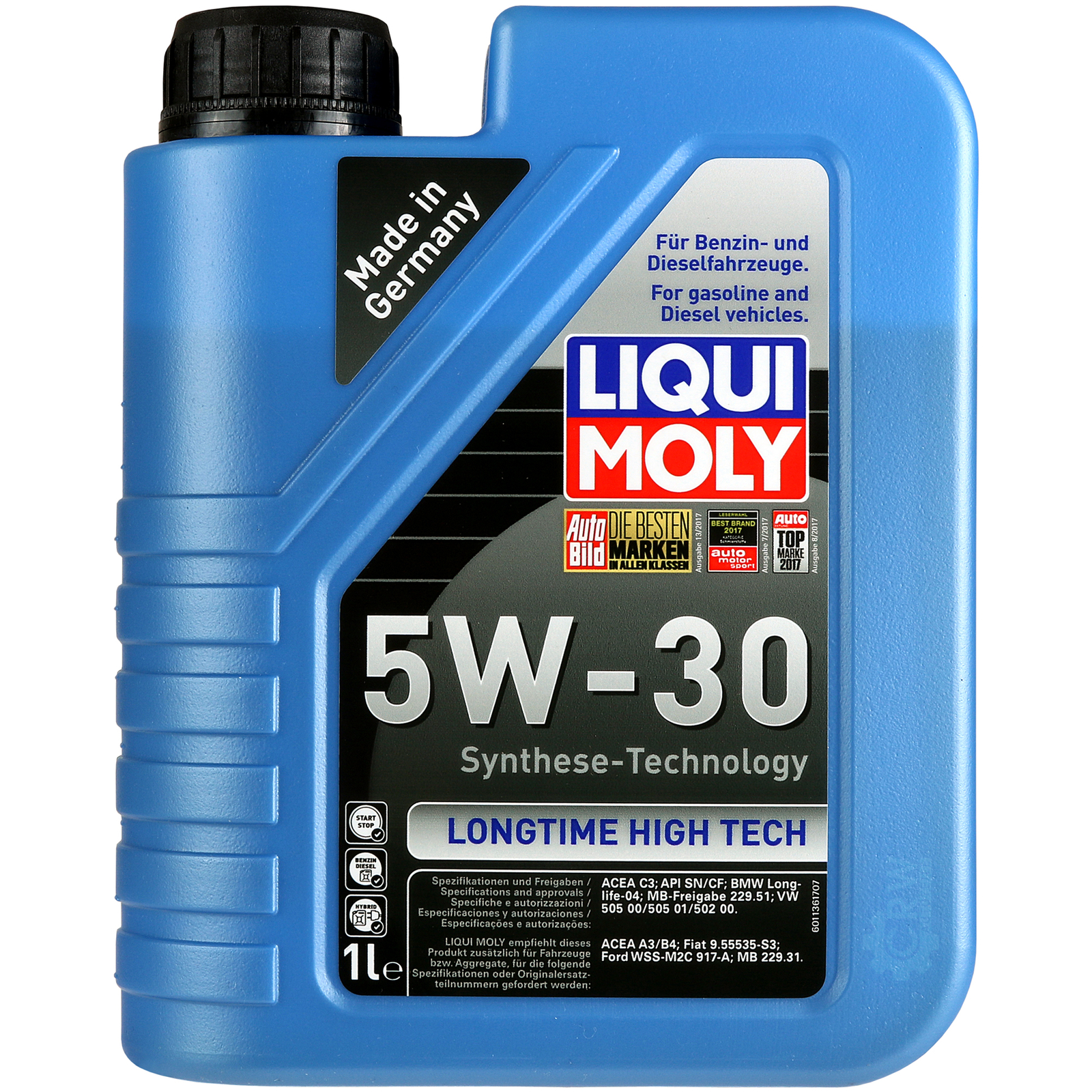 Details zu 6L Liqui Moly Longtime High Tech 5W-30 + SCT-Germany Filterpaket 11246938 Sonderpreis NEU