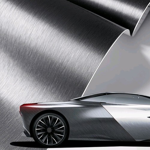Waterproof Matt Brushed Aluminum Vinyl Wrap Sheet Film Car Sticker Decal Paper - Picture 3 of 16