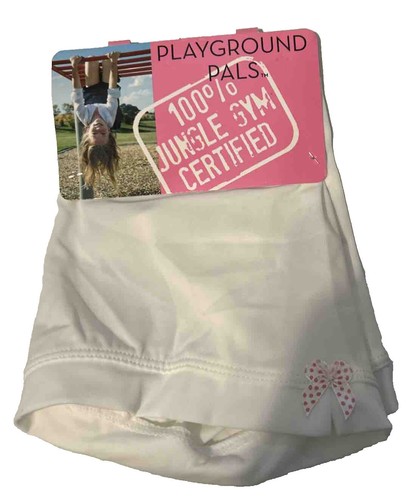 Playground Pals Girls Shorts, White, XS (4/5) - Picture 1 of 2
