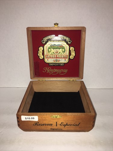 Arturo Fuente Hemingway Reserva Especial leere Zigarrenkiste Humidor mit Verschluss  - Bild 2 von 12