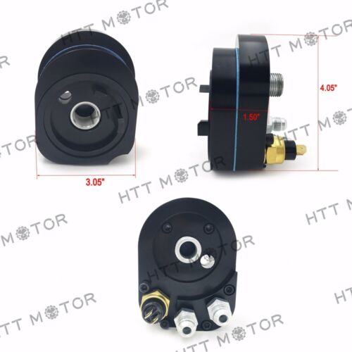 Sistema de refrigeración del ventilador enfriador de aceite refrigerado negro para Harley Softail 2001-2017 2015 - Imagen 7 de 11
