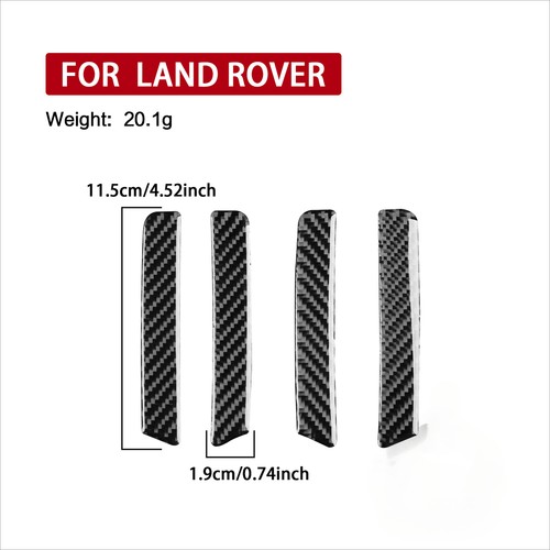 Real Carbon Fiber Inner Handle Trim For Land Rover Defender 2020-24 - Picture 5 of 12