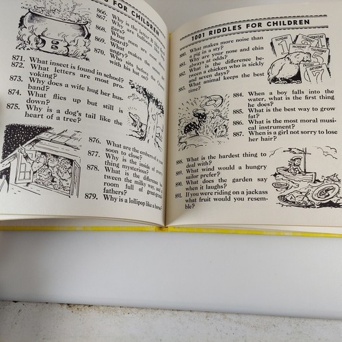 1001 Riddles for Children George Carlson 1949 Platt & Munk Illustrated HC - Picture 11 of 12