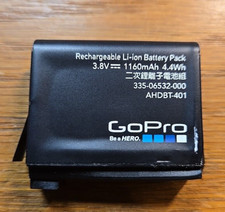 GoPro Official Rechargeable Battery For HERO4 Black Or Silver AHDBT-401 NEW