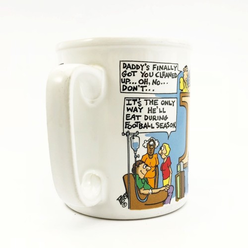 Taza vintage de papá vida taza día del padre cómic café cerámica novedad regalo - Imagen 4 de 11