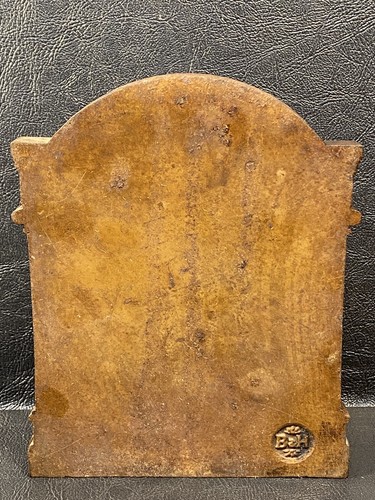 Sujetador antiguo Bradley & Hubbard hierro fundido bronce William C. Bryant sujetalibros tope de puerta - Imagen 4 de 7