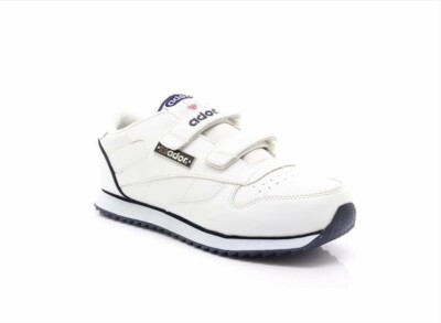 Ador Classic Unisex Touch Fasten ganz weiß sportliche Laufschuhe