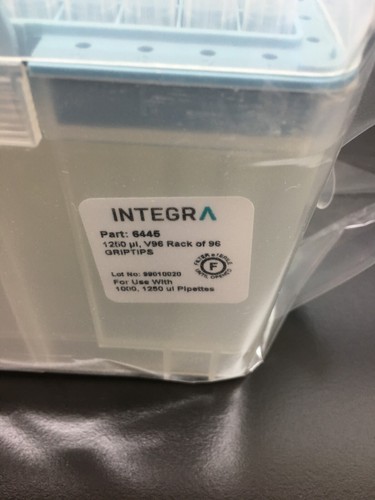 Integra PN 6445 | 1250 uL V96 Rack de 96 puntas de pipeta GRIPTIPS - Imagen 21 de 24