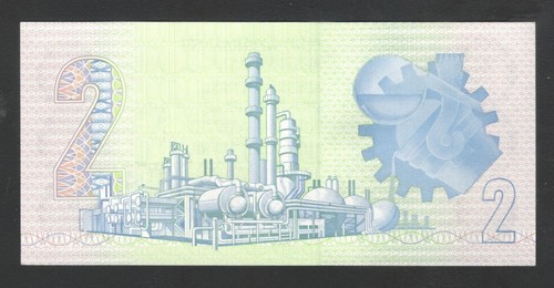 1981 South Africa 2 Rand Note. UNC - Picture 2 of 2