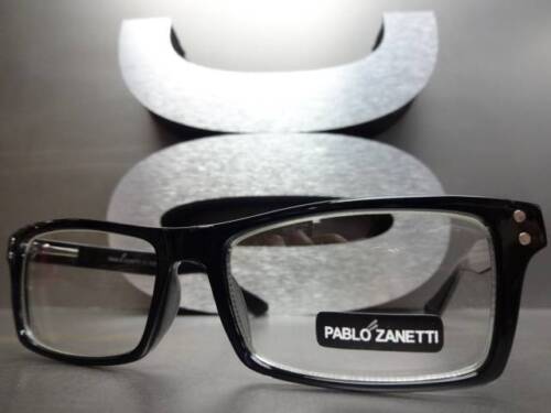 Men's CLASSIC VINTAGE Retro Style READING EYE GLASSES READERS Black Frame +2.00 - Picture 3 of 9