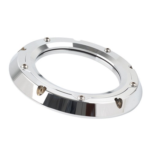 Chrome Aluminum alloy Engine Cover For Harley Touring Street Glide Road Glide - Picture 9 of 10