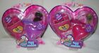 #11812 Nib Play Along Valentine Puppy in My Pocket Irish Setter & Border Terrier