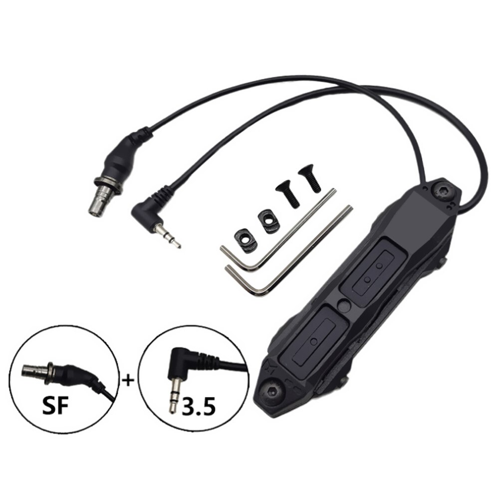 2.5mm or 3.5mm Dual-Control Tailcap Switch Connector for PEQ-15