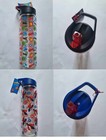 Marvel Avengers /  Spiderman Water Bottle Flip Top Straw 700ml School Nursery V2