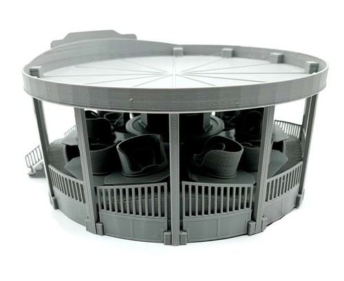 DAPR- OO Gauge Model Railway Scenery Kit - Motorised Fairground Waltzer Ride - Picture 3 of 7