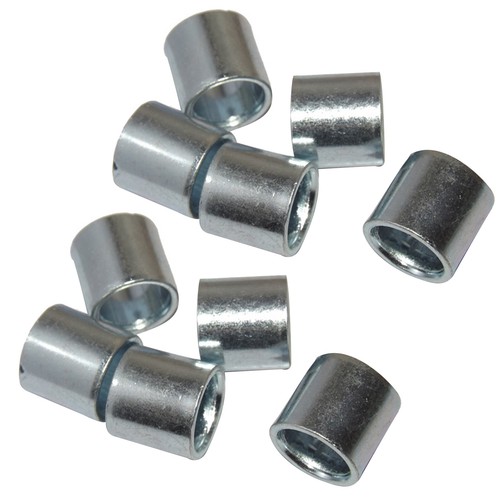 10Pcs Scooter Wheel Sport Skateboard Bushed Bearing Spacer Metal Bushing - Picture 2 of 8