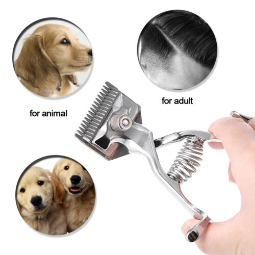 Barber Tools Hand Hair Clippers Manual Metal Portable Trimmer Cutter U6T5 - Picture 6 of 9