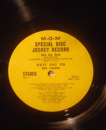 Ben Colder: 4 LP PROMO Wild Again; Live & Loaded; Harper Valley PTA; Have One On - Picture 4 of 13