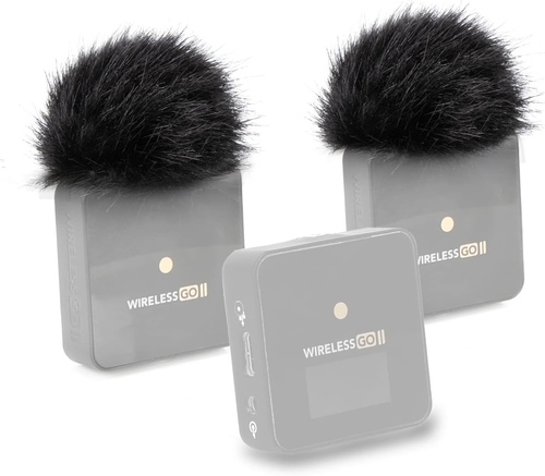 Mic Pop Filter Furry Windscreen for Rode Wireless Go 2 MicrophoneWindproof a - Picture 11 of 12