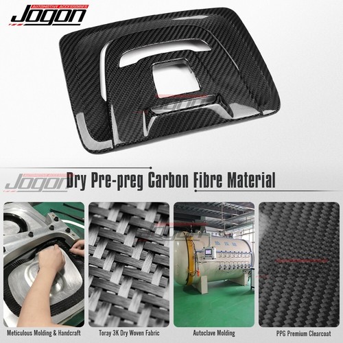 Cubierta de lámpara de lectura de techo delantero interior de carbono seco para Toyota GR Corolla 2023-25 - Imagen 6 de 12