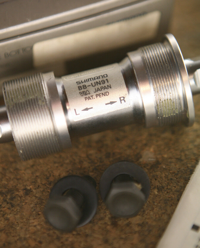 Oldschool NOS NEW NIB Shimano XTR / BB-UN91 bottom bracket British Mountainbike - Picture 3 of 4