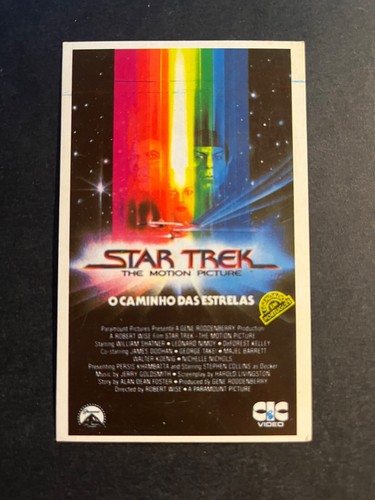 Vintage pocket calendar 1987 star trek movie 83 cinema S9