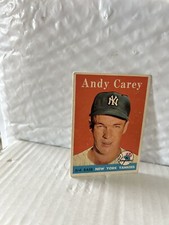 1958 topps baseball card # 333 Andy Carey Ref# 12 A