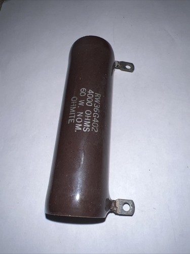 Resistencia de 4000 ohmios 60 vatios por OHMITE RW36G402. - Imagen 8 de 12