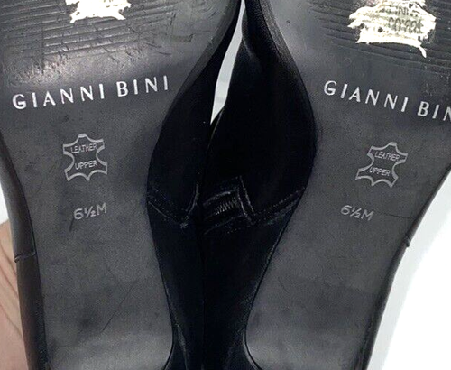 Gianni Bini Women's Low Heel Ankle Boot Size 6.5M Black B*O - Picture 10 of 10