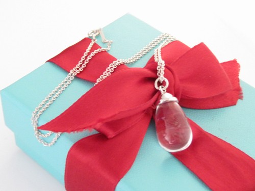 Nuevo Collar Tiffany & Co Plata Picasso 20 Quilates Cristal de Roca Cuarzo 18.5" - Imagen 6 de 6