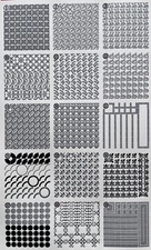 New Letterpress Type - 18-point Borders. 64 Pieces In Each Font!