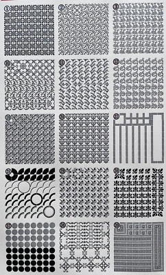 PATRICK REAGH TYPE New Letterpress Type - 18-point Borders. 64 Pieces In Each Font!