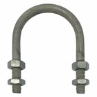 U-Bolt M8 x35 mm Thread, 118 mm Inside Diam, 143 mm Inside Height Galvanised