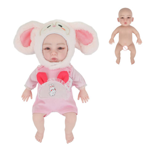 New 1.6kg 36cm Soft Silicone Newborn Baby Doll with 3D for Birthday Gifts Toys
