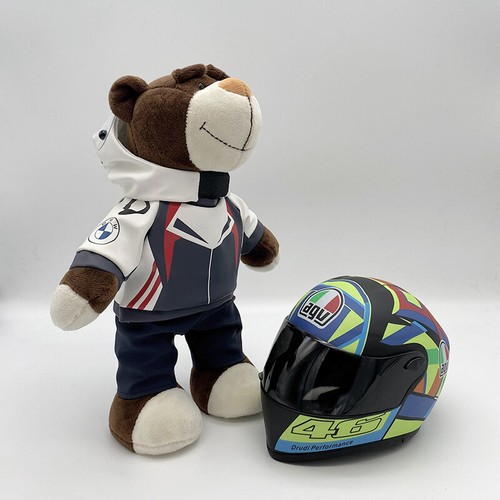 Motorcycle Bear Helmet Doll BMW Rally Bear Plush Toy Motorcycle Travel Pendant - Picture 80 of 102